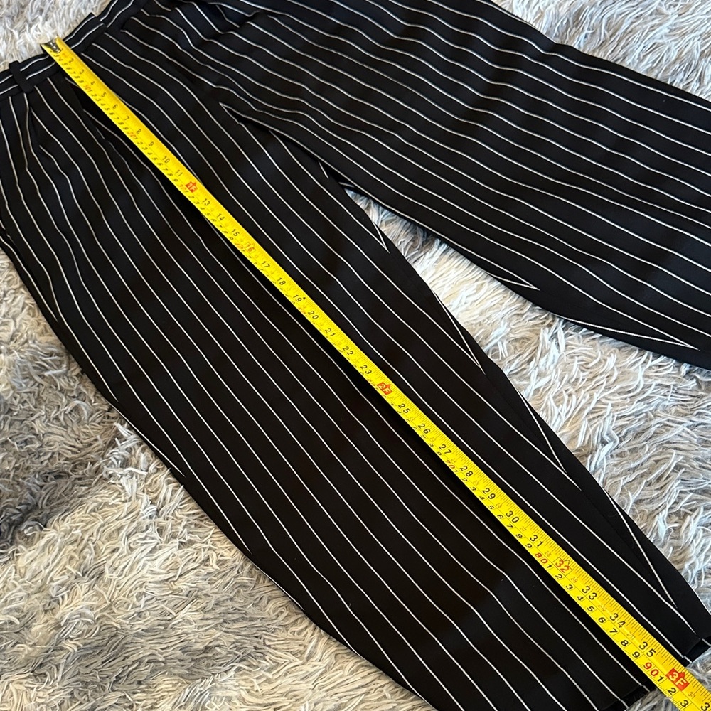 I—Babaton Women's Black and White Pinstripe Pants - Picture 11 of 13